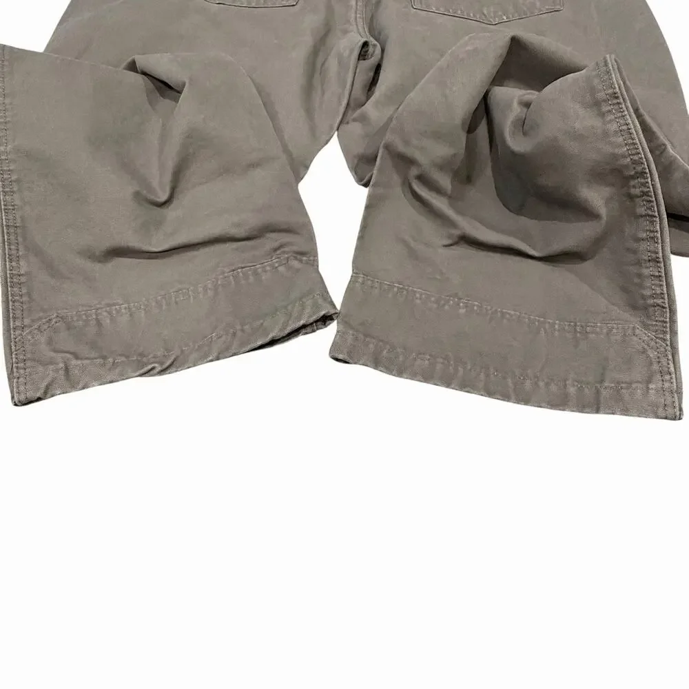 Eddie Bauer Specially Dyed Canvas Five Pocket Pant Brown 38x30 [Measures 40x30]